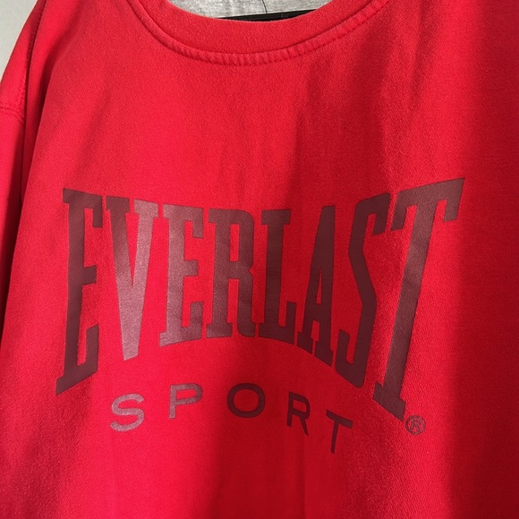 Everlast Sport Sweatshirt Red size XXL vintage - Picture 2 of 5